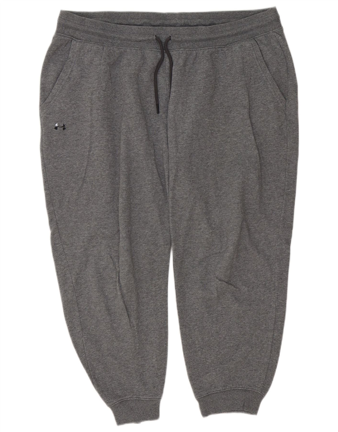 Under Armour Mens Tracksuit Trousers Joggers 2XL Grey Cotton