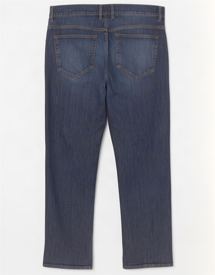 Gant Mens Regular Fit Straight Jeans W34 L30 Blue Cotton