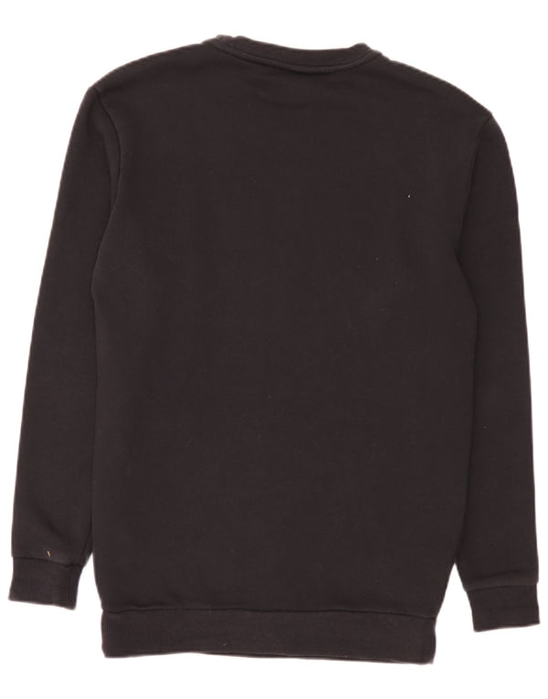 Ellesse Mens Graphic Sweatshirt Jumper XS Black Cotton