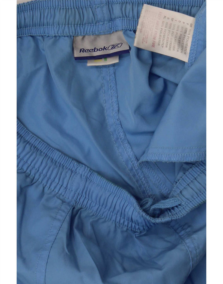 Reebok Womens Sport Shorts UK 12 Medium Blue Polyester