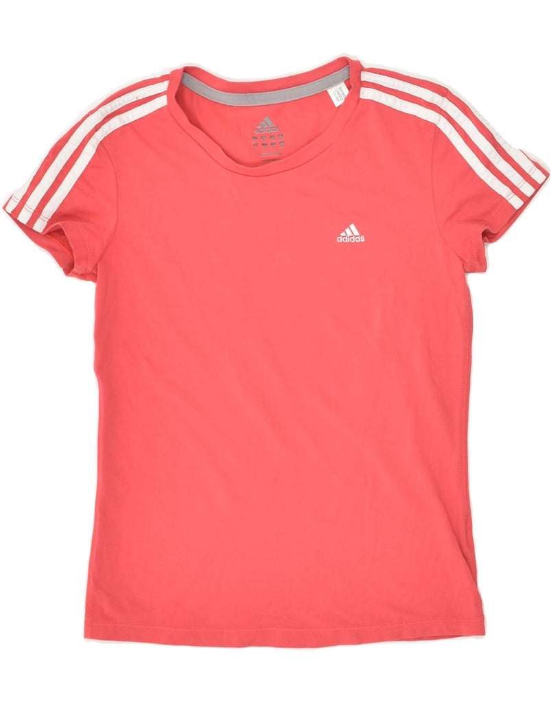 ADIDAS Womens T-Shirt Top UK 6 XS Pink | Vintage Adidas | Thrift | Second-Hand Adidas | Used Clothing | Messina Hembry 