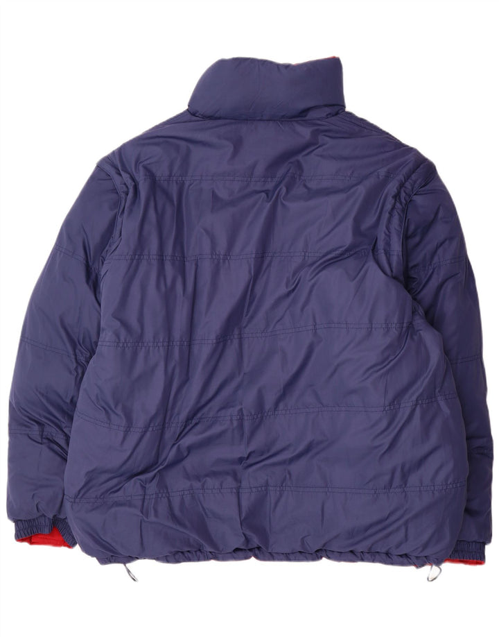 Explorer Mens Reversible Padded Jacket UK 44 2XL Red Polyester
