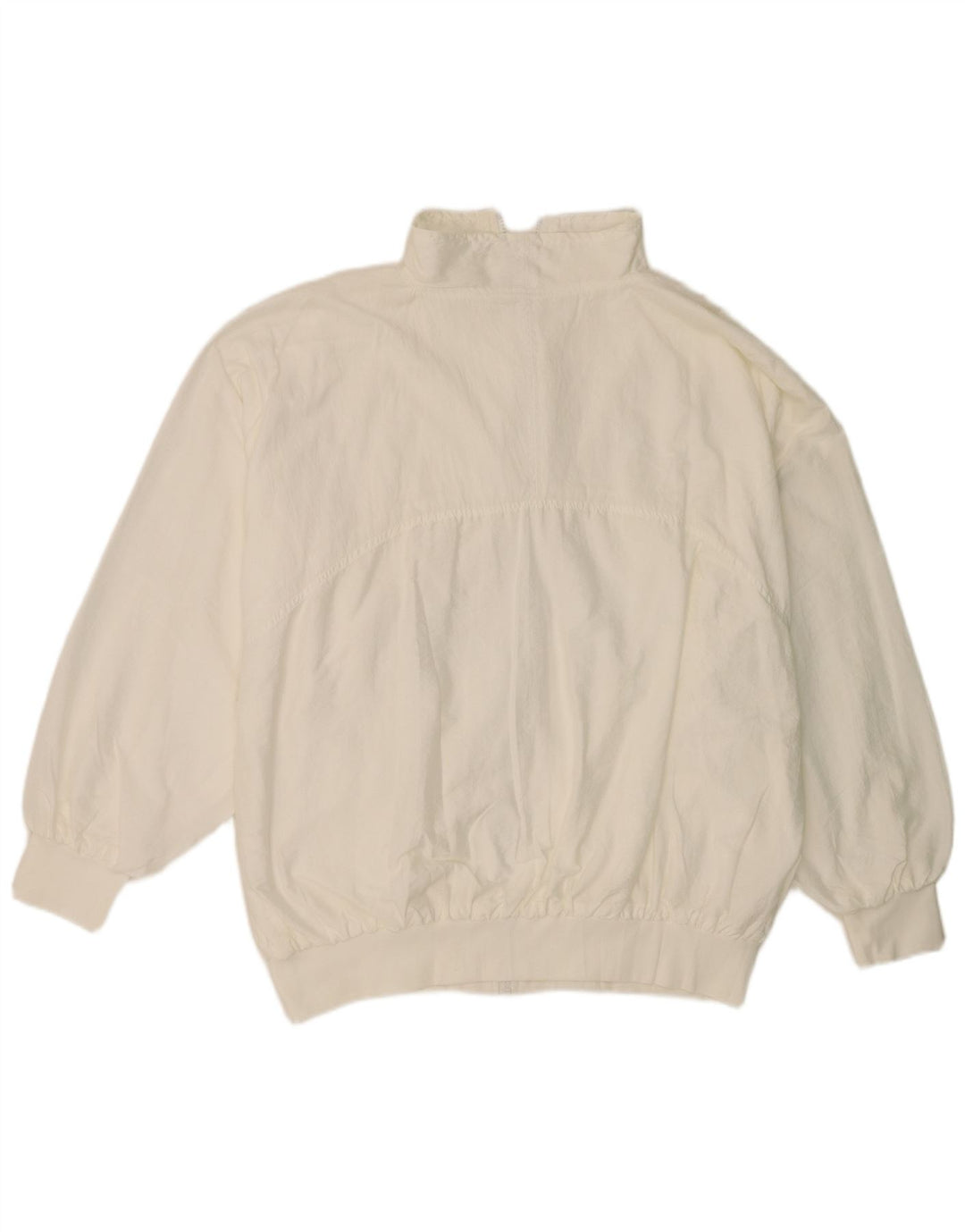 Trigema Mens Tracksuit Top Jacket XL White Nylon