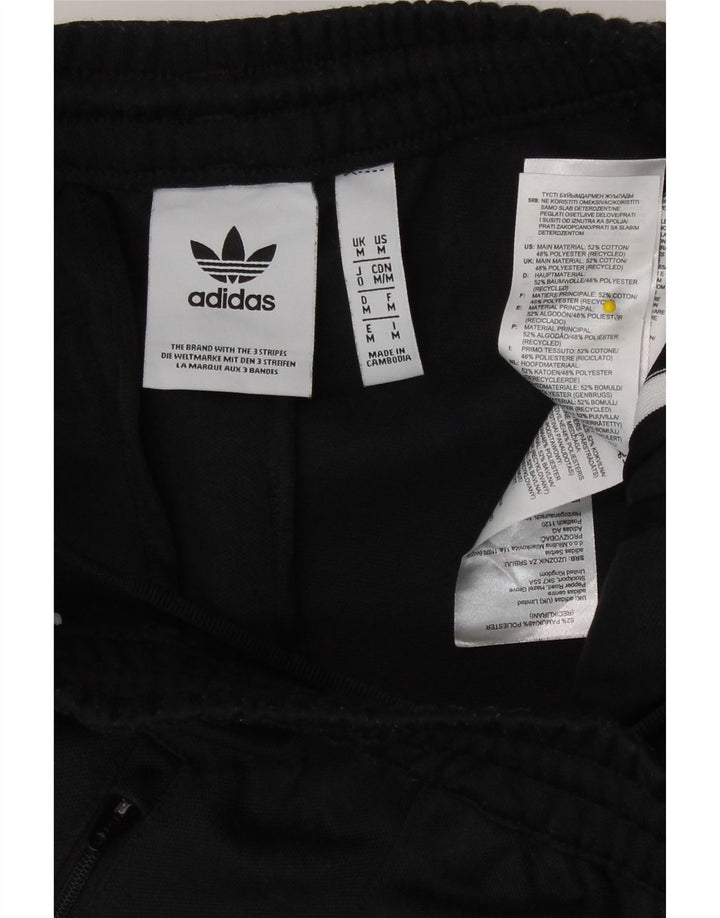 Adidas Mens Tracksuit Trousers Medium  Black Cotton