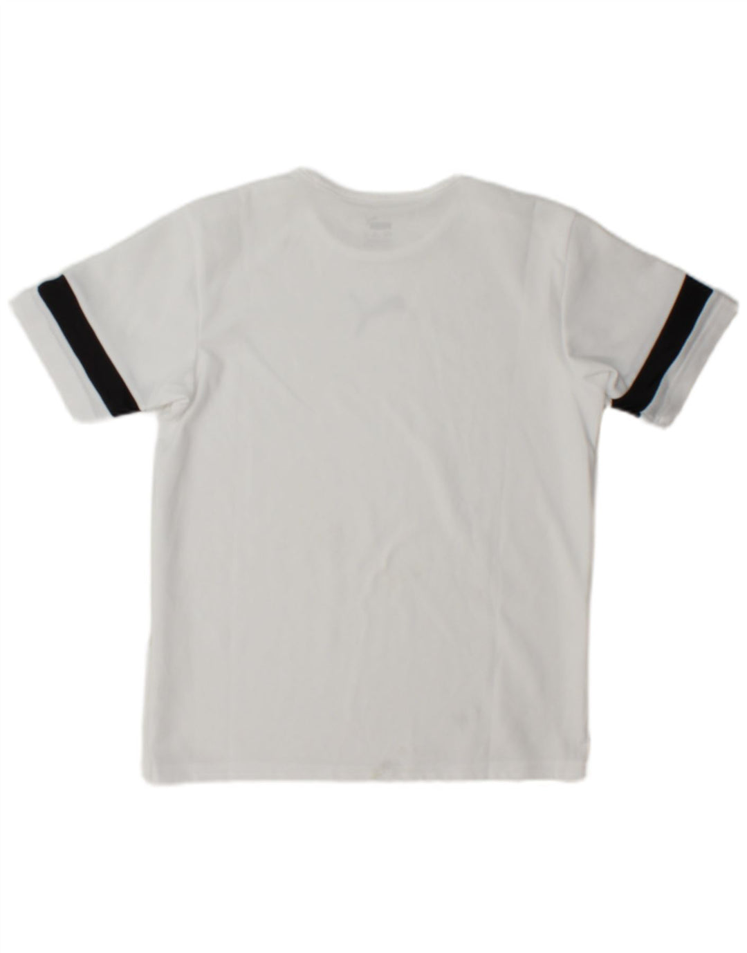 Puma Boys T-Shirt Top 13-14 Years White Colourblock