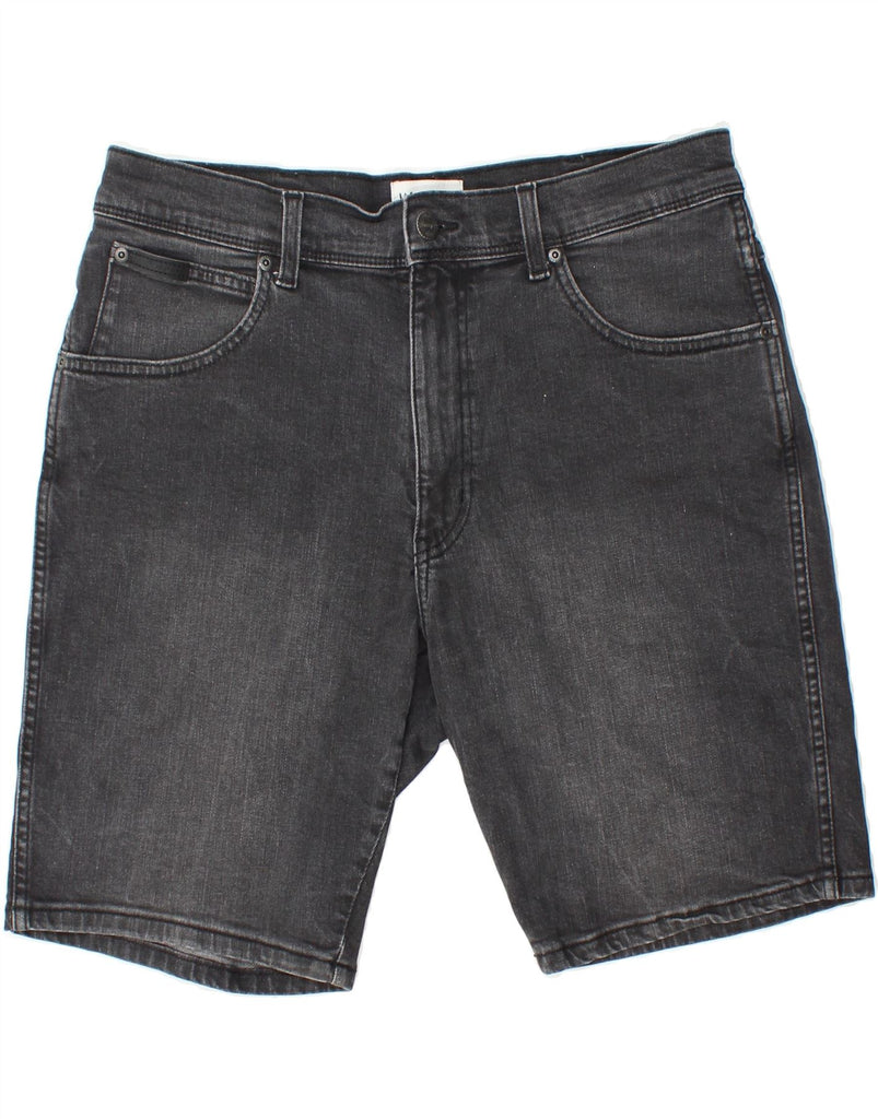 WRANGLER Mens Texas Denim Shorts W33 Medium Grey Cotton Vintage Wrangler and Second-Hand Wrangler from Messina Hembry 