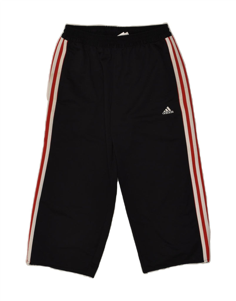 ADIDAS Boys Tracksuit Trousers 14-15 Years Black Colourblock Polyester | Vintage Adidas | Thrift | Second-Hand Adidas | Used Clothing | Messina Hembry 