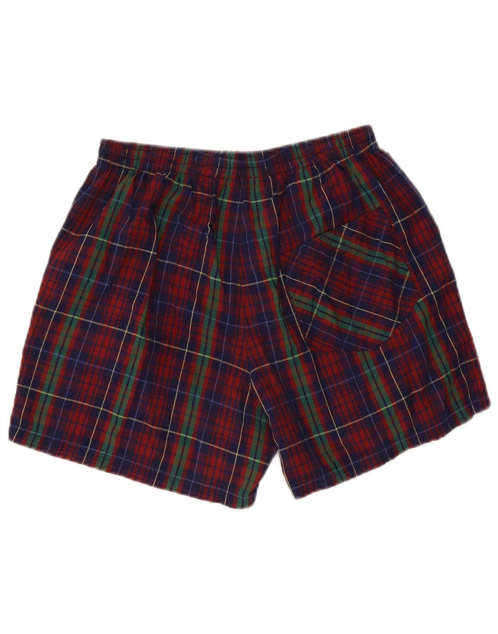 Vintage Mens Sport Shorts Small W28 L5 Multicoloured Check
