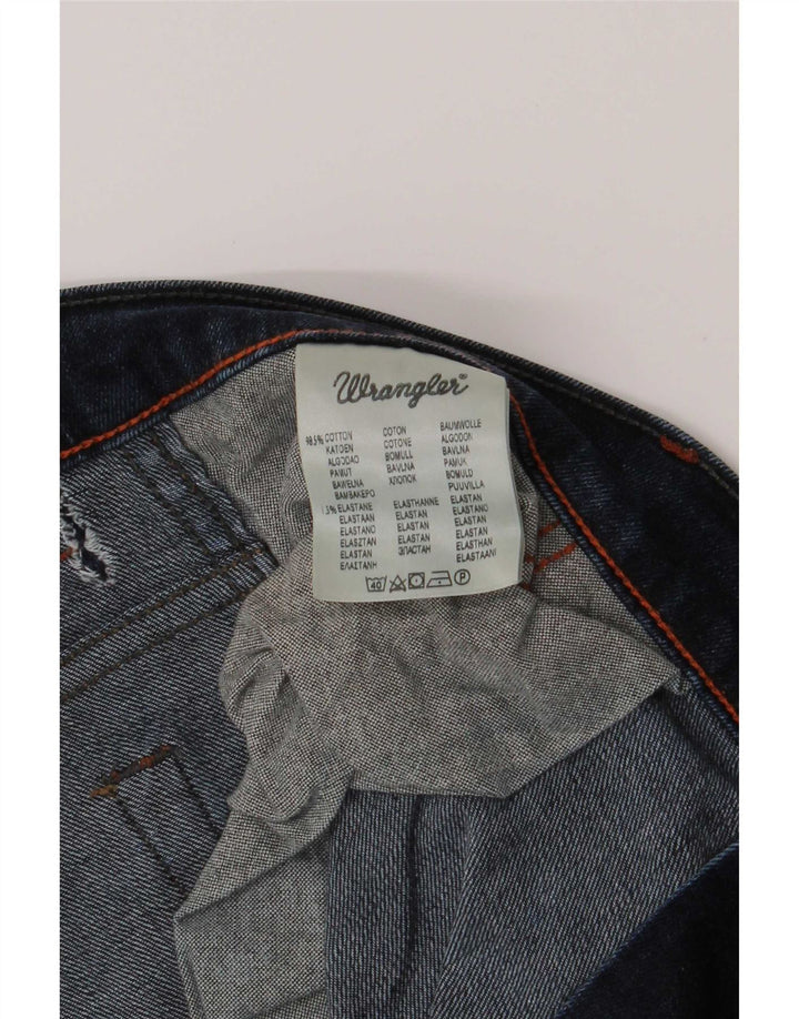 Wrangler Mens Texas Stretch Straight Jeans W38 L30 Blue Cotton