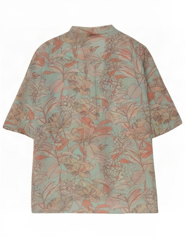 Marks & Spencer Womens See Through Tunic Dress UK 14 Medium Turquoise
