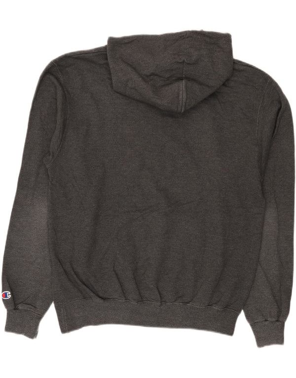 Champion Mens Tufts University Graphic Hoodie Jumper Medium Grey
