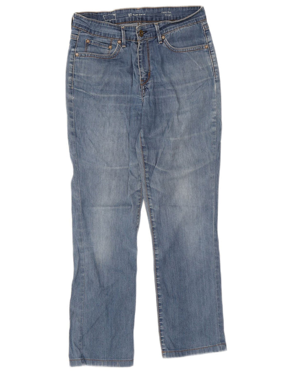 Levi's Womens Demi Curve Classic Rise Straight Jeans W27 L26 Blue Cotton