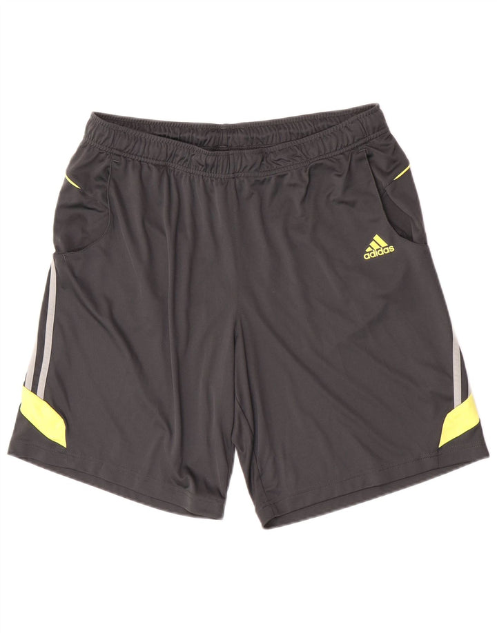 Adidas Mens Sport Shorts Large  Grey Colourblock Polyester