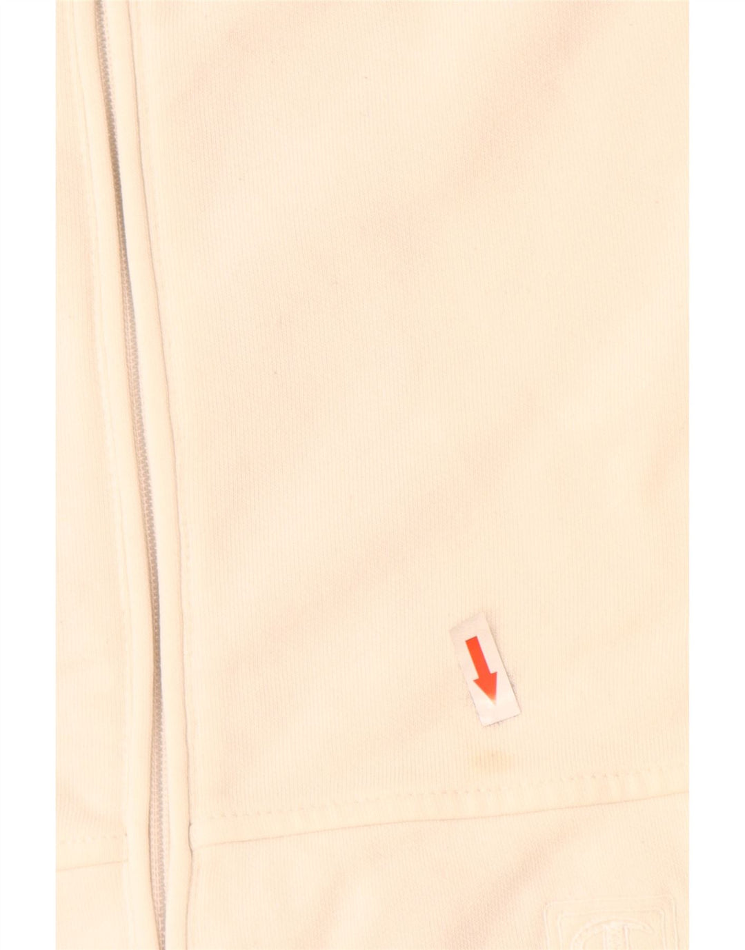 Champion Mens Tracksuit Top Jacket Small White Cotton