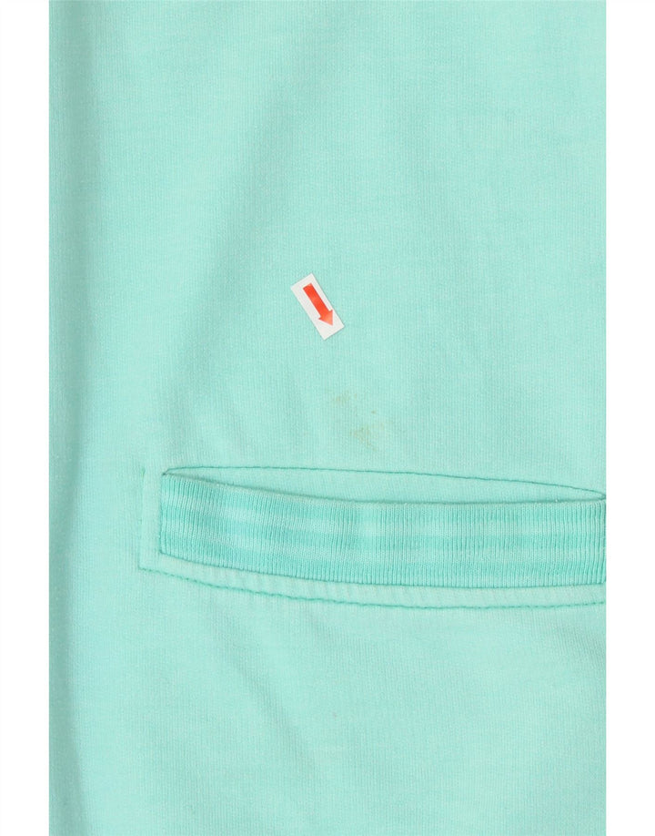 BELFE Mens Cardigan Sweater UK 40 Medium Turquoise Cotton Vintage Belfe and Second-Hand Belfe from Messina Hembry 