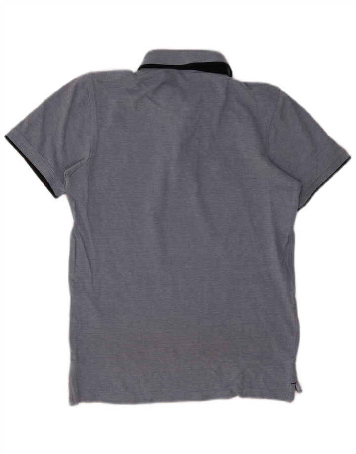 Jack & Jones Mens Polo Shirt Small Blue Cotton