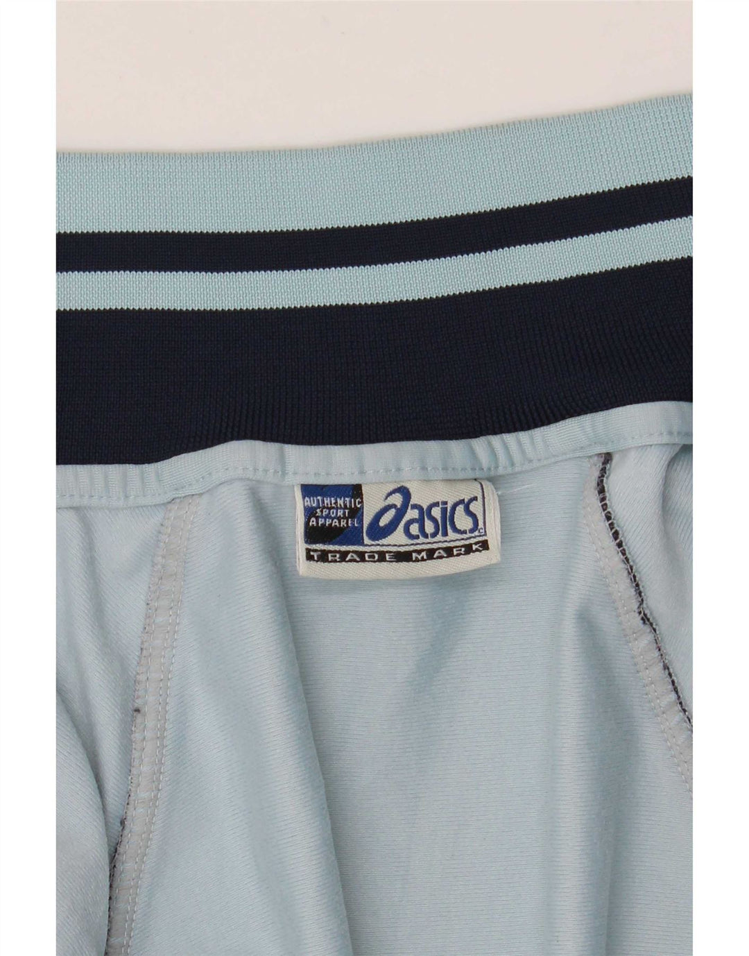 Asics Womens Tracksuit Top Jacket UK 12 Medium Blue Colourblock