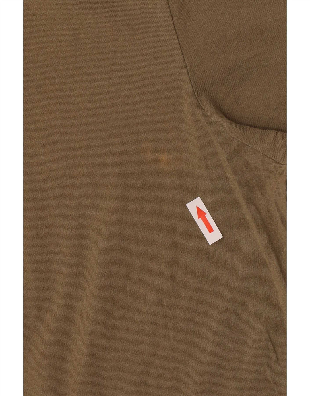 Jack & Jones Mens Graphic T-Shirt Top Large Khaki Cotton