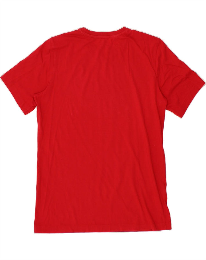 REEBOK Boys Graphic T-Shirt Top 13-14 Years  Red Cotton Vintage Reebok and Second-Hand Reebok from Messina Hembry 