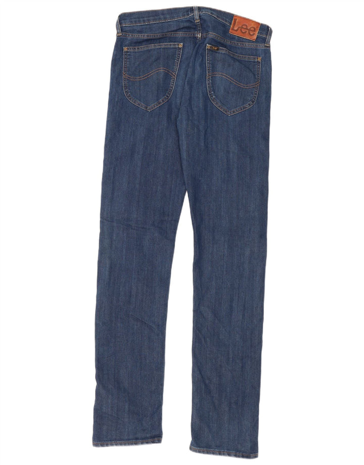 Lee Mens Daren Slim Jeans W33 L36 Blue Cotton