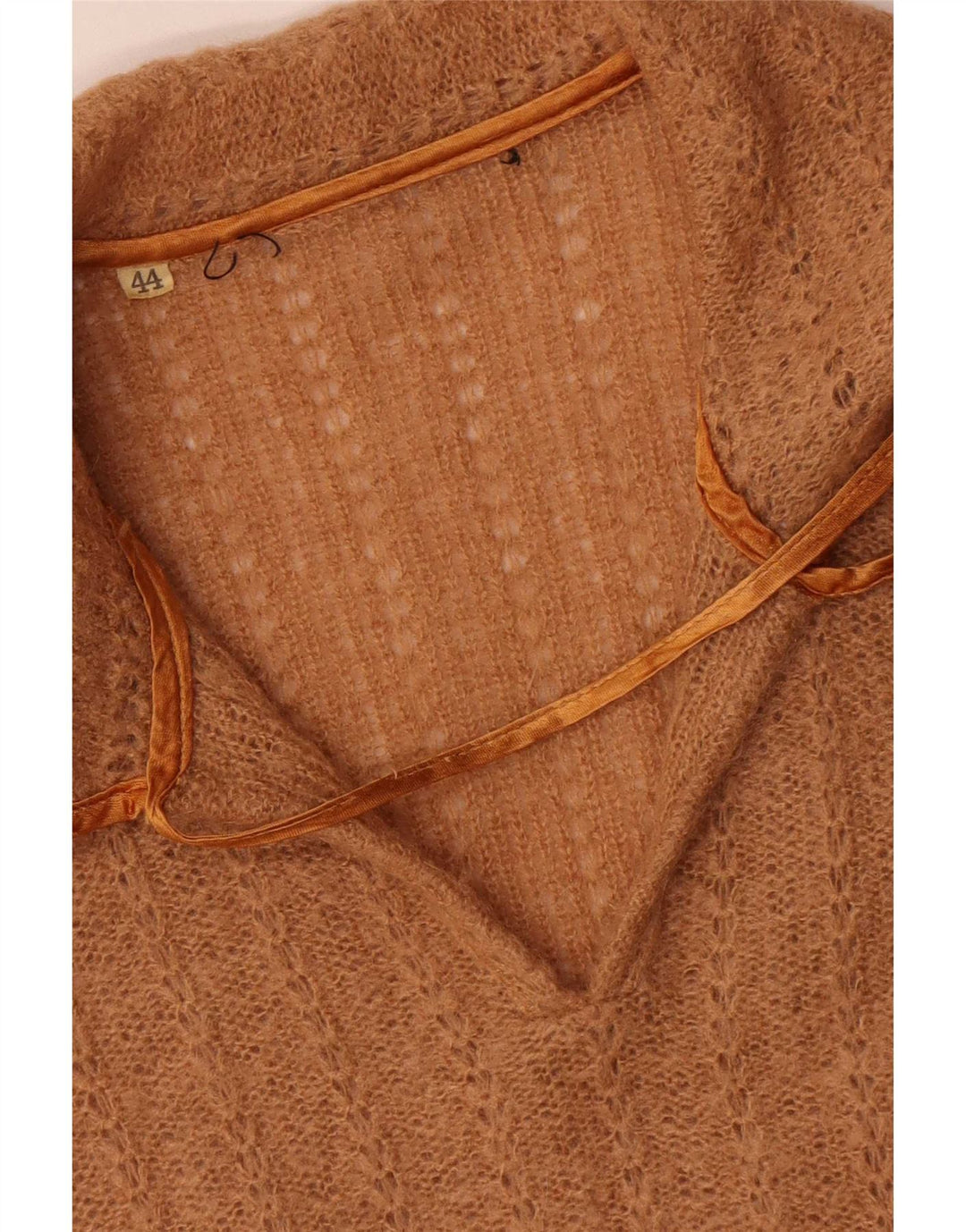 Vintage Womens Long Sleeve Jumper Dress IT 44 Medium Brown