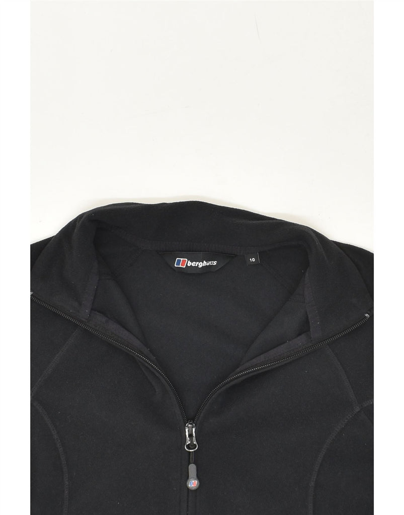 BERGHAUS Womens Fleece Jacket UK 10 Small  Black Polyester | Vintage Berghaus | Thrift | Second-Hand Berghaus | Used Clothing | Messina Hembry 