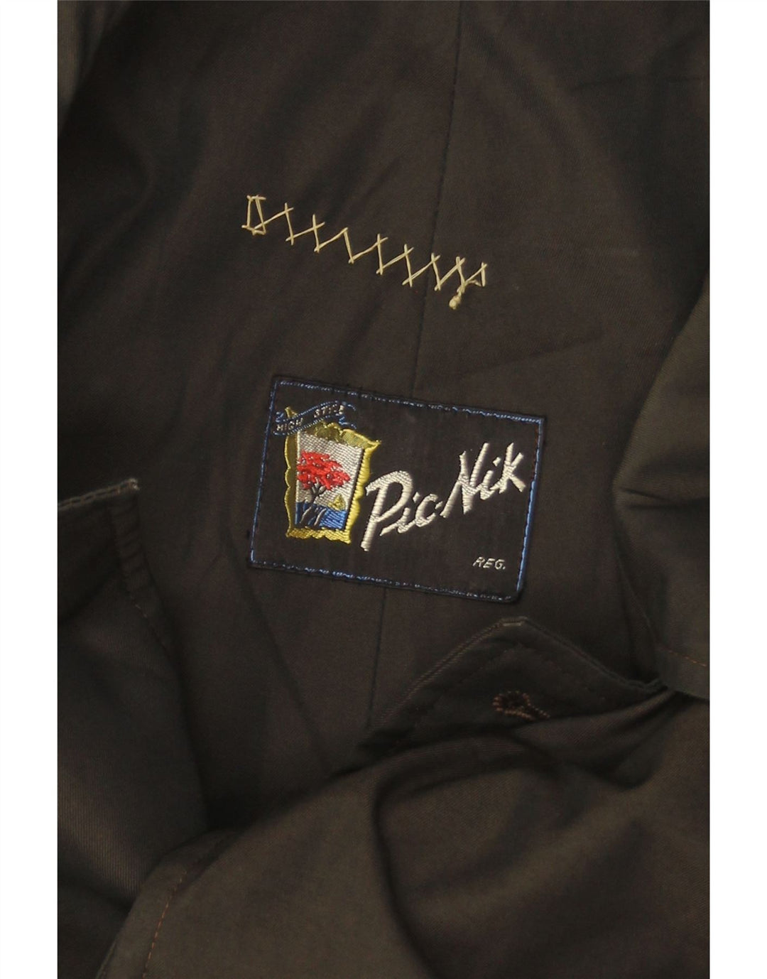 VINTAGE Mens Overcoat UK 40 Large Black