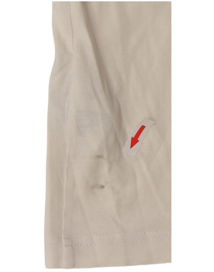 Champion Mens Graphic T-Shirt Top XS White Cotton