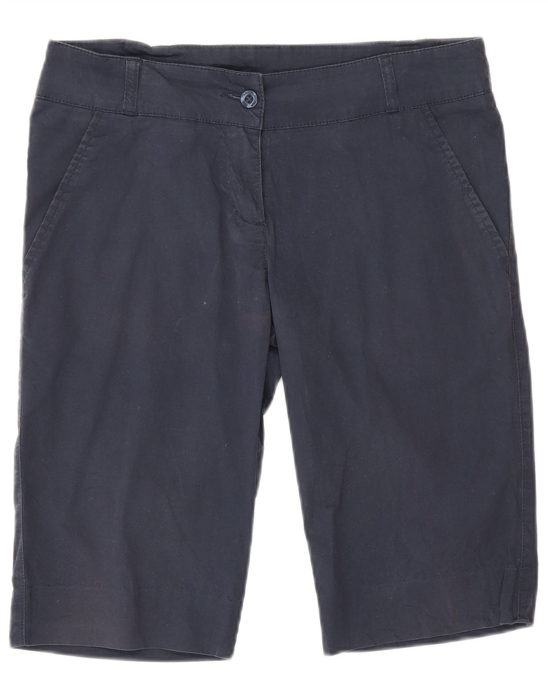 Fila Womens Chino Shorts IT 42 Medium W30  Navy Blue Cotton