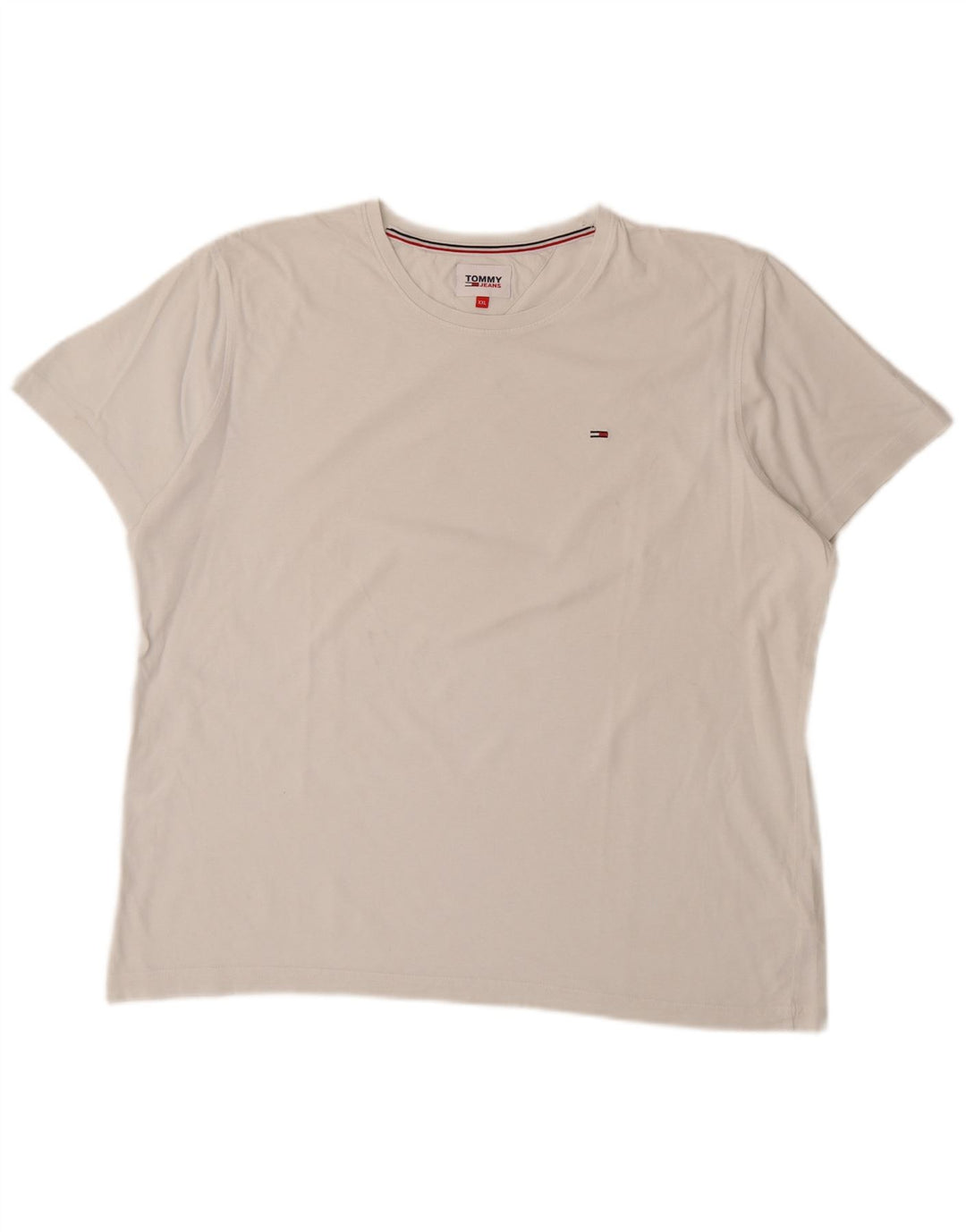 TOMMY HILFIGER Mens T-Shirt Top 2XL Grey Cotton