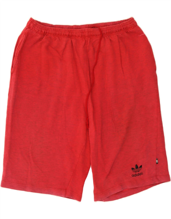 ADIDAS Mens Sport Shorts Large Red Vintage Adidas and Second-Hand Adidas from Messina Hembry 
