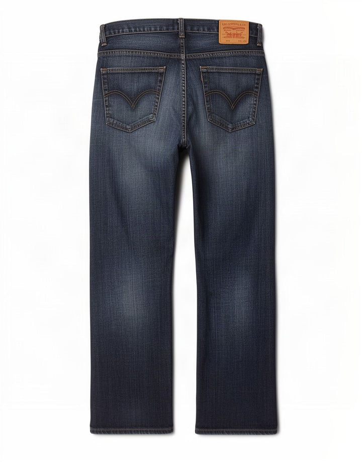 Levi's Mens 758 Bootcut Jeans W34 L30 Blue Cotton