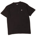 Champion Mens T-Shirt Top Medium Black Cotton