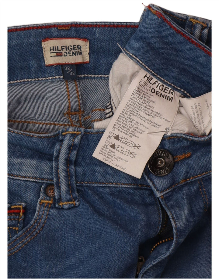 Tommy Hilfiger Womens Skinny Jeans W32 L32 Blue Cotton