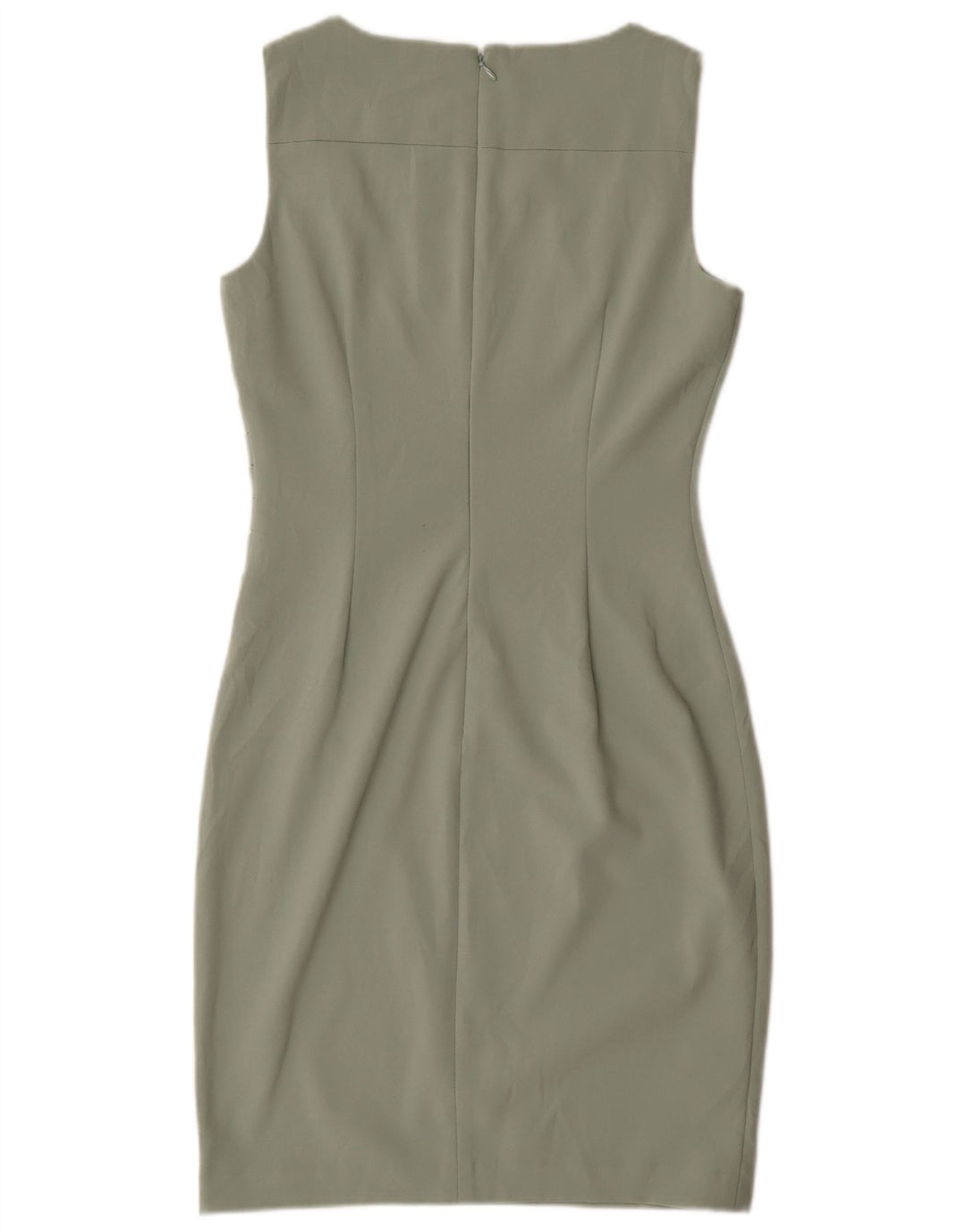 Calvin Klein Womens Sleeveless Bodycon Dress UK 12 Medium Green Polyester