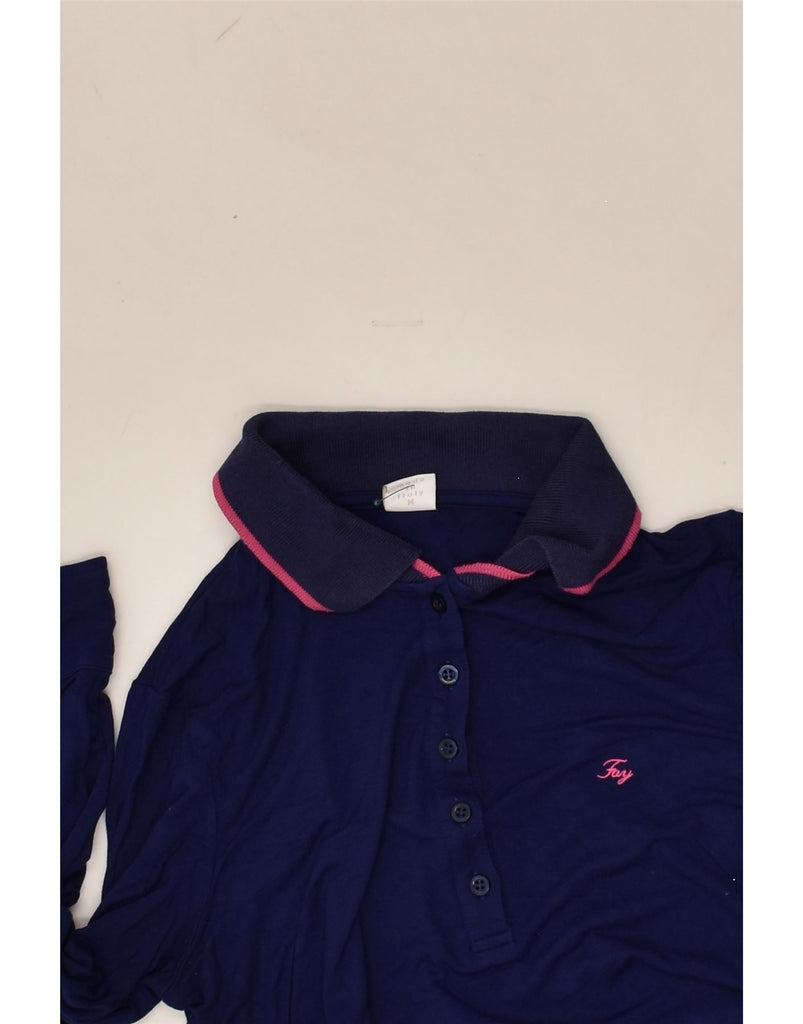 FAY Girls Polo Shirt 9-10 Years Medium Navy Blue Cotton | Vintage Fay | Thrift | Second-Hand Fay | Used Clothing | Messina Hembry 