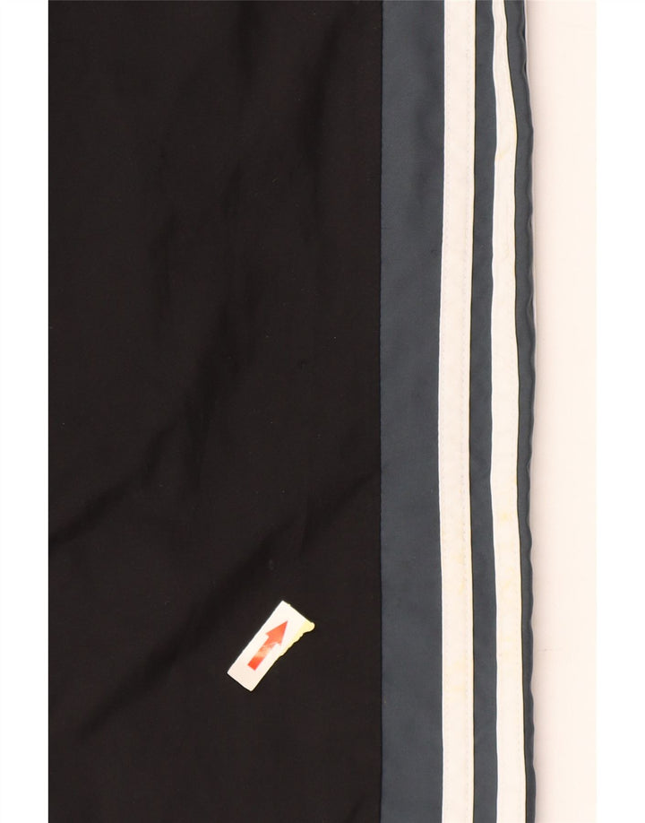 Adidas Mens Tracksuit Trousers Joggers Small Black Colourblock Polyester