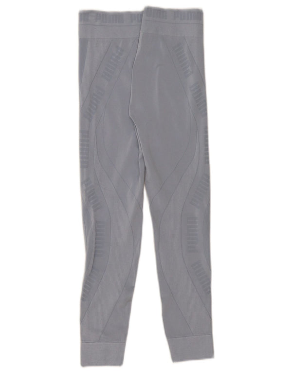 Puma Womens Graphic Leggings UK 8 Small  Blue Synthetic