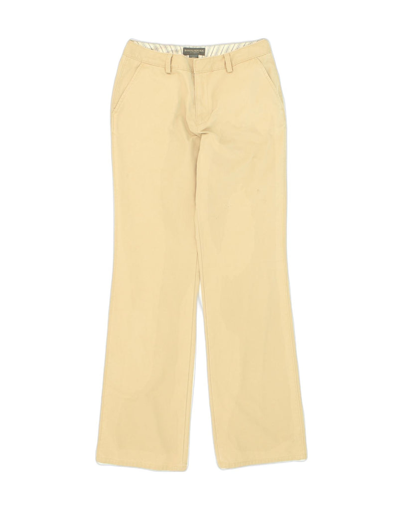 BANANA REPUBLIC Womens Straight Chino Trousers US 6 Medium W28 L32  Beige | Vintage Banana Republic | Thrift | Second-Hand Banana Republic | Used Clothing | Messina Hembry 