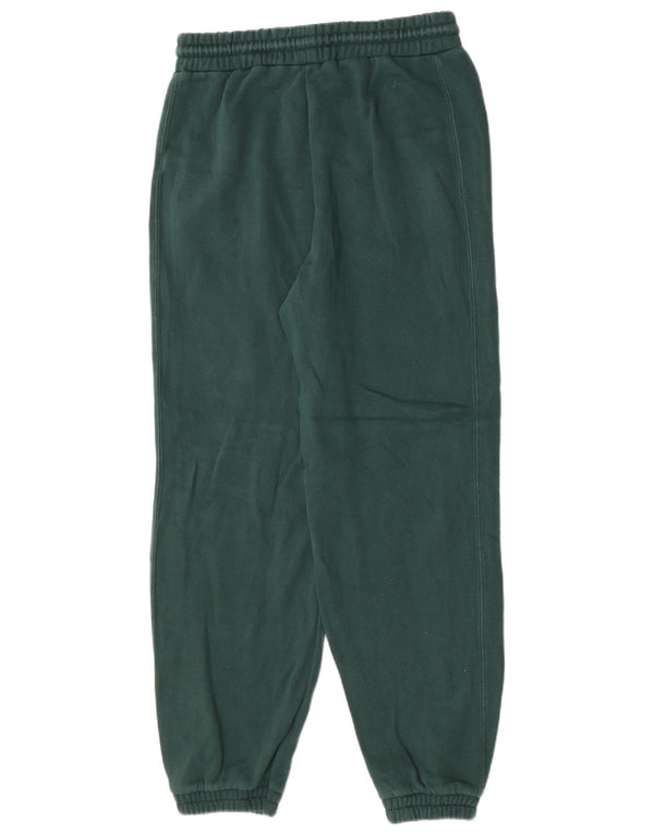 Zara Womens Tracksuit Trousers Joggers UK 12 Medium Green Cotton