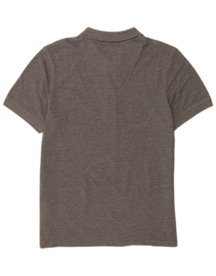 Lyle & Scott Mens Polo Shirt Medium Grey Cotton
