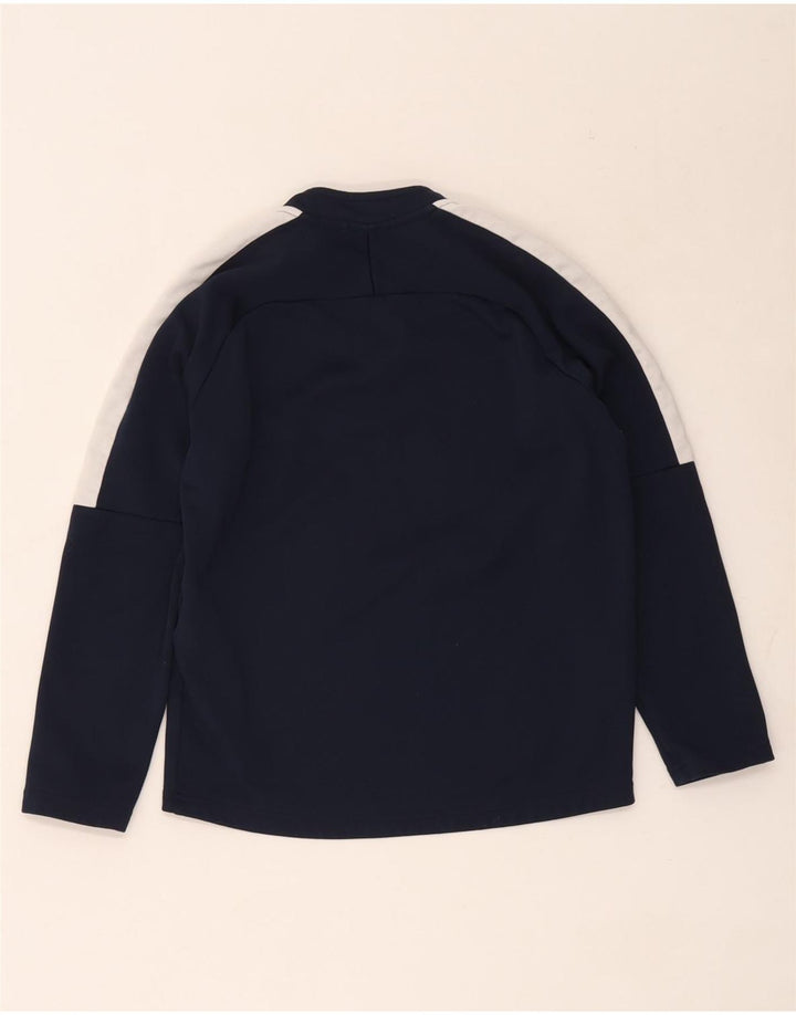 Nike Boys Dri Fit Pullover Tracksuit Top 10-11 Years Medium Navy Blue