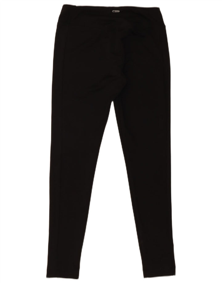 Puma Womens Leggings UK 12 Medium Black Polyester
