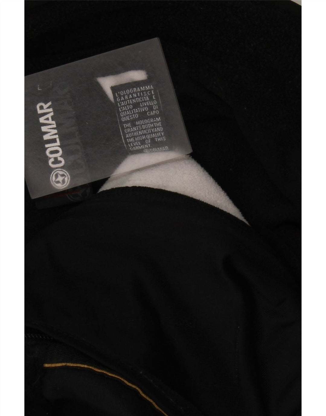 COLMAR Mens Polartec Windbreaker Jacket UK 40 Large Black Colourblock