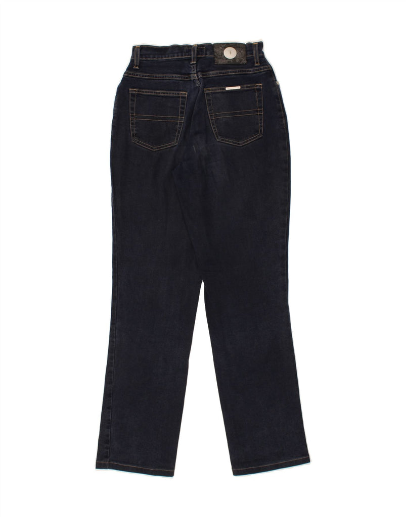 TRUSSARDI Womens Straight Jeans W25 L30  Navy Blue Cotton Vintage Trussardi and Second-Hand Trussardi from Messina Hembry 