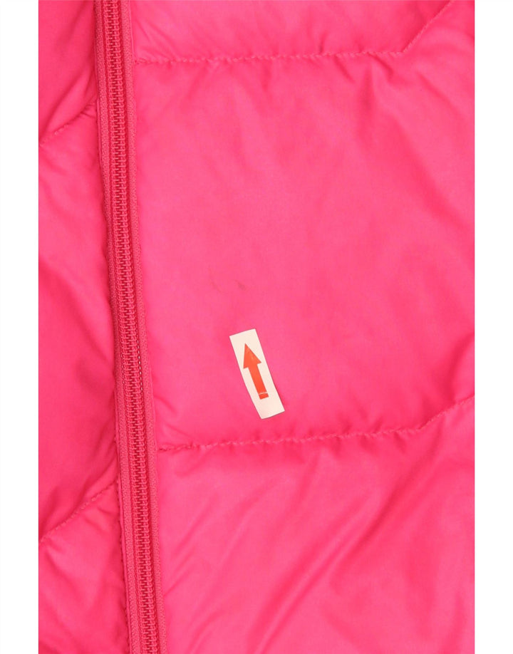 Puma Womens Padded Gilet UK 10 Small Pink Nylon