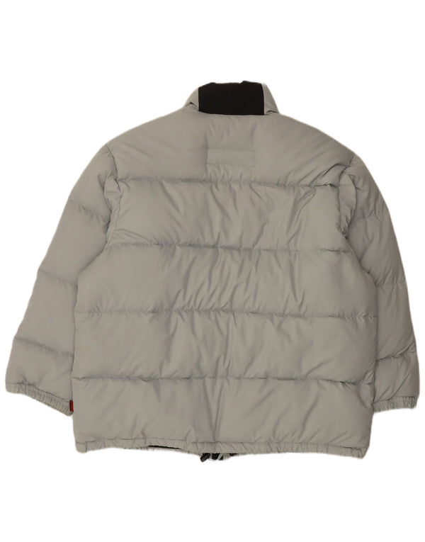 XS Exes Mens Padded Jacket UK 42 XL Grey Polyester