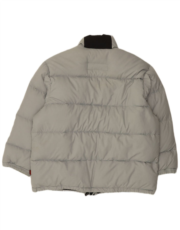XS Exes Mens Padded Jacket UK 42 XL Grey Polyester