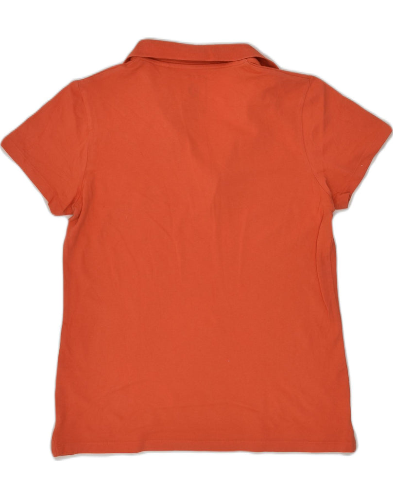 DACK'S Womens Polo Shirt UK 18 XL Orange Cotton | Vintage Dack's | Thrift | Second-Hand Dack's | Used Clothing | Messina Hembry 