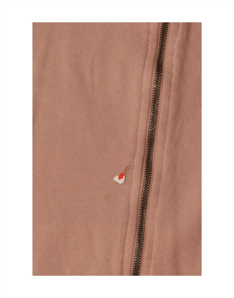 EDDIE BAUER Womens Zip Hoodie Sweater UK 10 Small Pink Polyester Vintage Eddie Bauer and Second-Hand Eddie Bauer from Messina Hembry 